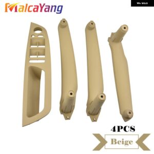 BMW サイドインナー インテリア アームレスト ドアパネルハンドルプルトリムカバー E70 X5 E71 X6 - Beige 4pcs