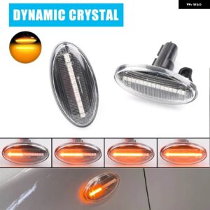 スバル シーケンシャル点滅ランプダイナミック ウインカー LED ウィンカー サイド マーカーライト フォレスターインプレッサ WRX STI - Dynamic Crystal