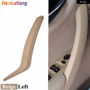 BMW 1PC インテリア ドアハンドル X1 E84 2010-2016 インナードアパネル ハンドルバー プルトリムカバー フロントリア - Beige Left