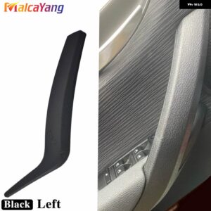 BMW 1PC インテリア ドアハンドル X1 E84 2010-2016 インナードアパネル ハンドルバー プルトリムカバー フロントリア - BLACK LEFT