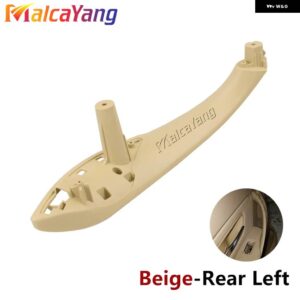 BMW インナー ドアハンドル プルトリムカバー カー 51417279311 3シリーズ 2014-2018 F30 316D 318D 320D F31 320I 325D - Beige-Rear Left