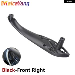 BMW インナー ドアハンドル プルトリムカバー カー 51417279311 3シリーズ 2014-2018 F30 316D 318D 320D F31 320I 325D - Black-Front Right