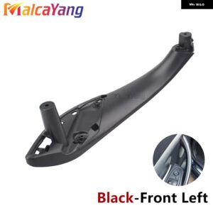 BMW インナー ドアハンドル プルトリムカバー カー 51417279311 3シリーズ 2014-2018 F30 316D 318D 320D F31 320I 325D - Black-Front Left