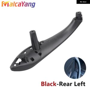 BMW インナー ドアハンドル プルトリムカバー カー 51417279311 3シリーズ 2014-2018 F30 316D 318D 320D F31 320I 325D - Black-Rear Left