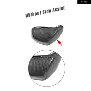 アウディ HSPEED KSLINE カーボン交換サイドバックミラー カバー キャップ A7 S7 SLINE RS7 ハッチバック 4 ドア 2011-2017 - without side assist