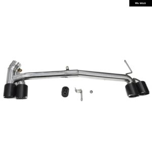 BMW クワッド排気パイプ F30 F31 320I 318I F32 420I 2013-2016 M スポーツ 3シリーズ カーボンマフラー 先端排気 システム - Carbon　Fiber　320i