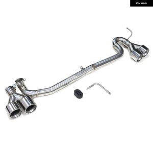 BMW クワッド排気先端ステンレスマフラー F10 F11 520I 523I 525I 528I 530I 排気先端 M5 バンパー マフラー 先端 - Silver