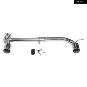 BMW カーボン排気先端 F30 F31 320I 318I M スポーツカーのマフラー 304 ステンレスマフラー 先端バンパー - 318i　M　sport　Silver