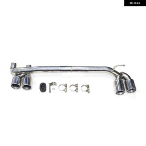BMW カーボン排気チップクワッドマフラー テールパイプ F30 F31 320I 330I F33 F34 428I 420I 425I M スポーツマフラー 先端 - Silver　48mm