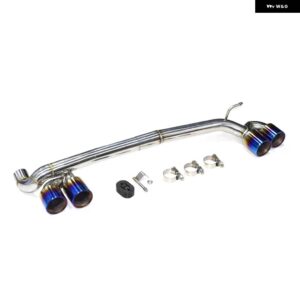 BMW カーボン排気チップクワッドマフラー テールパイプ F30 F31 320I 330I F33 F34 428I 420I 425I M スポーツマフラー 先端 - Blue　48mm