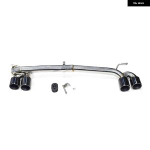 BMW カーボン排気チップクワッドマフラー テールパイプ F30 F31 320I 330I F33 F34 428I 420I 425I M スポーツマフラー 先端 - Black　48mm