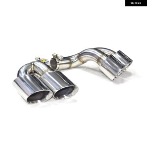 BMW 排気先端 X6 E71 2006-2014 クワッドマフラー ステンレスマフラー 先端排気 システム ノズル 排気カバー - Silver　exhaust