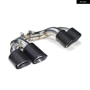 BMW 排気先端 X6 E71 2006-2014 クワッドマフラー ステンレスマフラー 先端排気 システム ノズル 排気カバー - C　F　Exhaust