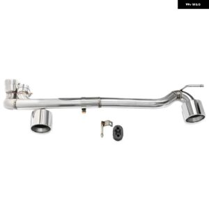 BMW 304 ステンレスのマフラー ダブルアウト排気先端 E90 E92 320I 330I 325I 2006-2016 M スポーツバンパー マフラー 先端 - Silver