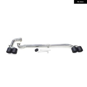 BMW 304 ステンレスの排気先端 F25 X3 F26 X4 2011-2016 マフラー クワッド排気ヒントテールパイプ排気 システム ノズル - Carbon　fiber