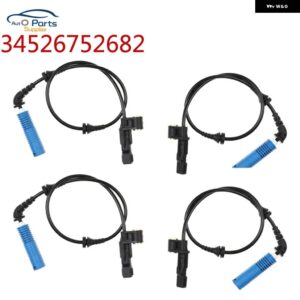 BMW E46 316 318 320 330 Z4 E85 E86 ABS ホイール速センサー 34526752681 34526752682 34526752683 車 - A　set　(4pcs)