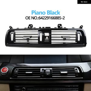 BMW フロントコンソール セントラルエアコン AC ベントグリル 5シリーズ F10 F11 520I 523I 525I 528I 535I 64229166885 64229209136 - Piano Black