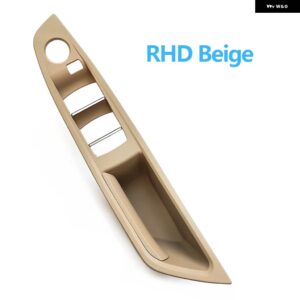 BMW LHD RHD インテリア ドアプル ハンドル アームレスト パネルトリムミラーし折りたたみボタン 5シリーズ F10 F11 F18 520 523 525 528 530 - RHD Beige