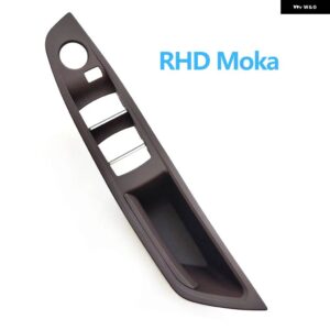 BMW LHD RHD インテリア ドアプル ハンドル アームレスト パネルトリムミラーし折りたたみボタン 5シリーズ F10 F11 F18 520 523 525 528 530 - RHD Moka