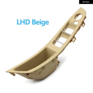 BMW LHD RHD インテリア ドアプル ハンドル アームレスト パネルトリムミラーし折りたたみボタン 5シリーズ F10 F11 F18 520 523 525 528 530 - LHD Beige