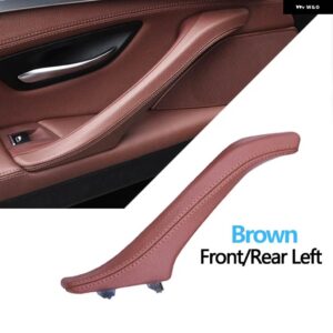BMW LHD RHD インテリア 助手席ドアレザープルハンドルアセンブリ 5シリーズ F10 F11 F18 520I 523I 525I 528I 535I用 - Brown Left