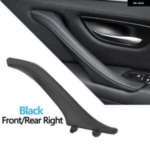 BMW LHD RHD インテリア 助手席ドアレザープルハンドルアセンブリ 5シリーズ F10 F11 F18 520I 523I 525I 528I 535I用 - black-right