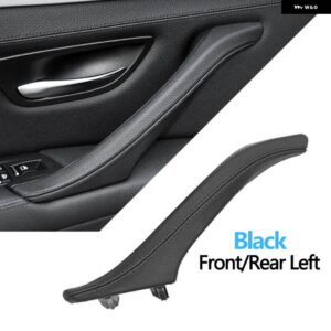 BMW LHD RHD インテリア 助手席ドアレザープルハンドルアセンブリ 5シリーズ F10 F11 F18 520I 523I 525I 528I 535I用 - black-left