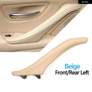 BMW LHD RHD インテリア 助手席ドアレザープルハンドルアセンブリ 5シリーズ F10 F11 F18 520I 523I 525I 528I 535I用 - Beige Left