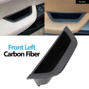 BMW LHD RHD ハンドル用席ドア プラスチック プルハンドル アームレスト パネルカバー トリム X3 X4 F25 F26 2010-2016 - LHD Carbon