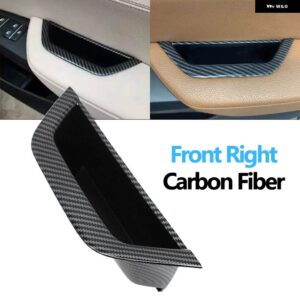 BMW LHD RHD ハンドル用席ドア プラスチック プルハンドル アームレスト パネルカバー トリム X3 X4 F25 F26 2010-2016 - RHD Carbon