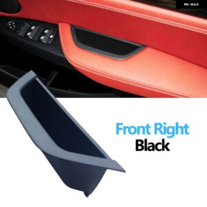 BMW LHD RHD ハンドル用席ドア プラスチック プルハンドル アームレスト パネルカバー トリム X3 X4 F25 F26 2010-2016 - RHD Black