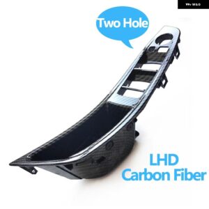 BMW LHD RHD インテリア ドア アームレスト パネルプルハンドルカバー トリム交換用 5シリーズ F10 F11 520 523 525 528 530 - LHD-Carbon Fiber