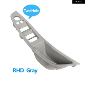 BMW LHD RHD インテリア ドア アームレスト パネルプルハンドルカバー トリム交換用 5シリーズ F10 F11 520 523 525 528 530 - RHD Gray
