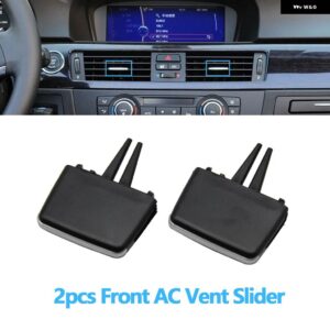 BMW フロント AC エアベントグリル アウトレット スライダークリップ リペア キット 3シリーズ E90 E91 E92 E93 - 2pcs front Slider