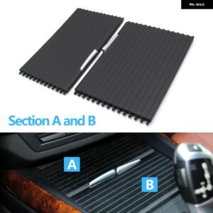 BMW 車内ドリンクカップホルダー カバー トリムジッパーローリングカーテン X5 X6 E70 E71 E72 2007-2014 - Section　A　and　B