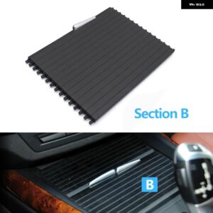 BMW 車内ドリンクカップホルダー カバー トリムジッパーローリングカーテン X5 X6 E70 E71 E72 2007-2014 - Section　B