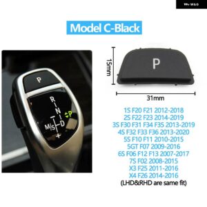 BMW ギアレバー自動パーキングボタン キャップ 1 2 3 4 5 7 X3 X4 X5 X6 E60 F20 F21 F30 F34 F36 F10 F11 F01 F02 F07 F25 F26 F15 - Model C