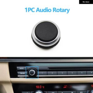 BMW ブラックコンソール ダッシュボード エアコン AC コントロールスイッチ ボタン カバー 5 6 7シリーズ F10 F18 F06 F12 F01 F02 520 523 - Audio Rotary