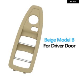 BMW LHD RHD 車内ドア窓リフトスイッチ カバー トリム 1 3シリーズ F20 F30 F31 F34 F35 318I 320I 330I 335I - Beige B Driver Door