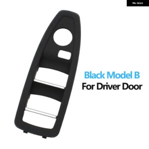 BMW LHD RHD 車内ドア窓リフトスイッチ カバー トリム 1 3シリーズ F20 F30 F31 F34 F35 318I 320I 330I 335I - Black B Driver Door