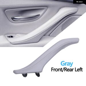 BMW インテリア 助手席ドア革プルハンドルアセンブリ 5シリーズ F10 F11 F18 520I 523I 525I 528I 535I - Gray left