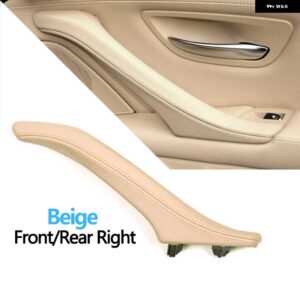 BMW インテリア 助手席ドア革プルハンドルアセンブリ 5シリーズ F10 F11 F18 520I 523I 525I 528I 535I - Beige Right