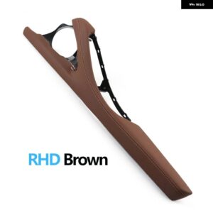 BMW LHD RHD インテリア ドア アームレスト レザーアウターフレームサポート 5シリーズ F10 F11 F18 520 523 525 528 530 535 - rhd　brown