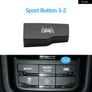 ポルシェ カーセンターコンソール ドライブモードトラクションコントロールマルチスイッチ スポーツボタン カイエン 7P5 2010-2018 7P5 - Sport Button 3-2