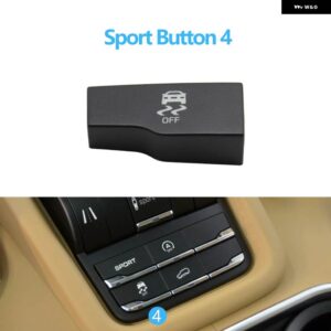 ポルシェ カーセンターコンソール ドライブモードトラクションコントロールマルチスイッチ スポーツボタン カイエン 7P5 2010-2018 7P5 - Sport Button 4
