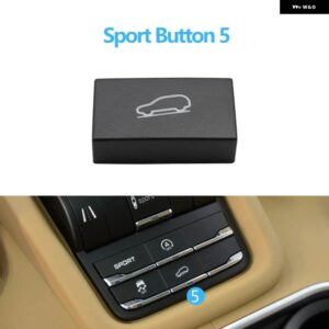 ポルシェ カーセンターコンソール ドライブモードトラクションコントロールマルチスイッチ スポーツボタン カイエン 7P5 2010-2018 7P5 - Sport Button 5