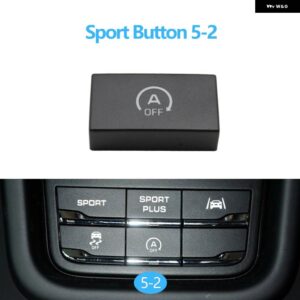 ポルシェ カーセンターコンソール ドライブモードトラクションコントロールマルチスイッチ スポーツボタン カイエン 7P5 2010-2018 7P5 - Sport Button 5-2