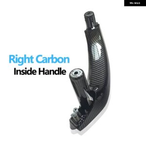 BMW RHD インテリア ドアプル ハンドル アームレスト パネルカバー交換 X3 X4 F25 F26 2010-2016 - 1pc　right　carbon