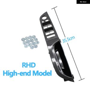 BMW LHD RHD 車内 アームレスト カーボン ドアプル ハンドルカバー トリム付き 3シリーズ E90 E91 316 318 320 325 328I - RHD　35.5　High-end