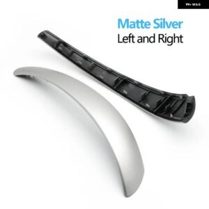 BMW 車内 ドアプル ハンドルカバー トリム 1シリーズ E81 E82 E87 E88 39052 - Matte　Silver　Set